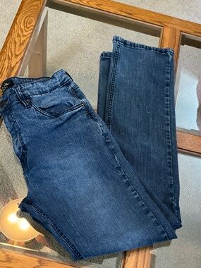 Straight Men's Jeans in Dark Blue Denim